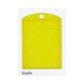 MEDAGLIONE PORTACHIAVI GIALLO