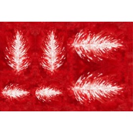 FOMMY DECO SOFT STELLA DI NATALE TALCO/ROSSO