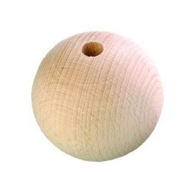 SFERA LEGNO CM 3.5 FORATA