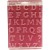 STAMPO PVC MORBIDO ALFABETO MAIUSCOLO
