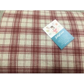 TESSUTO TELA COUNTRY SCOZZESE ROSSO